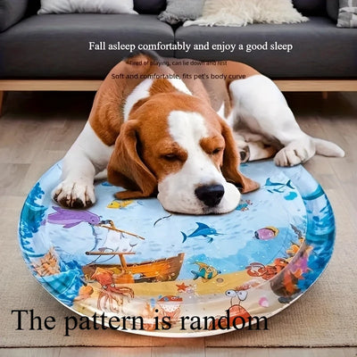 Pet Water Play Mat with Floating Fish Toys
