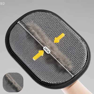 Pet Hair Remover Electrostatic Glove, Pets Grooming Gloves, High-Efficiency Pets Hairs Removal Gloves, Cat Hairs Removal Tool