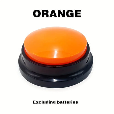 Pet Communication Button, Recordable Talking Training Buzzer, Dog Interaction Toy, Voice Recording Cat Play Button, Durable Plas