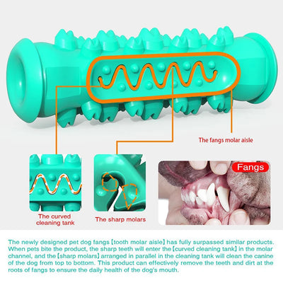 Dog Toys TPR Safe Puppy Dental Care Cleaning Toys Teething Stick Chewable Teeth Cleaning Bones Dog Toothbrush  Supplies