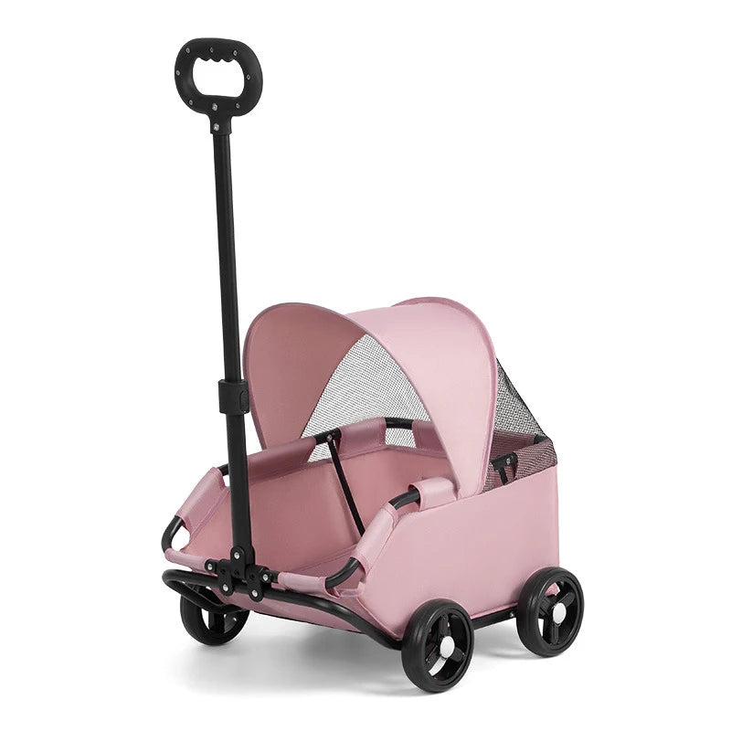 Small Pet Stroller for Dogs Cats Baby Strollers Outdoor Activities Lightweight and Foldable Travel Carrying Bag Pet Products