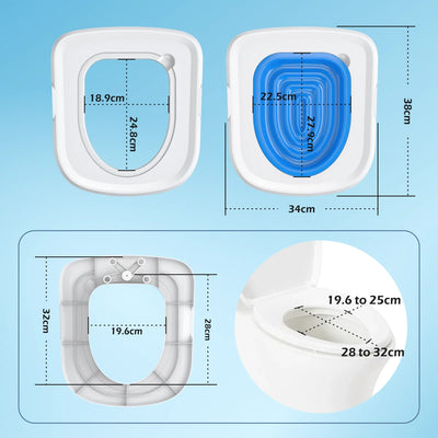 Pet Cat and Dog Toilet Training Artifact Kit Sand Tray Toilet Removable Reusable Trainer Toilet Pet Cleaning Training Products